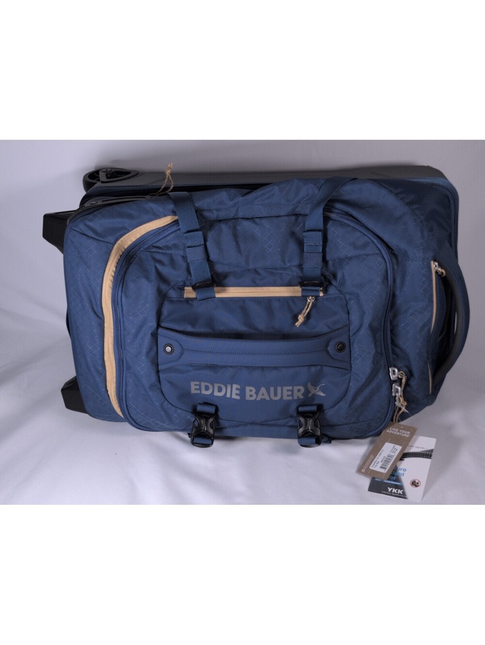 Eddie Bauer Expedition 22 Duffel 2.0 Rolling Travel Bag True Blue New With Tags